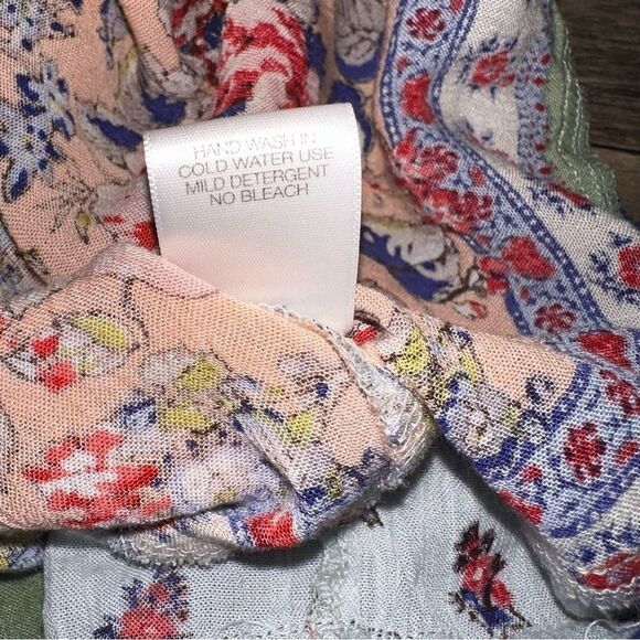 Raga tunic bohemian- hippy, India, butterfly sleeve cold shoulder sz L - Picture 14 of 16